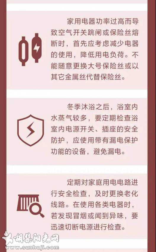 应急科普 | 图说：冬季安全用电指南